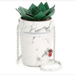 Betsy Johnson “SUCC IT IN” crossbody purse